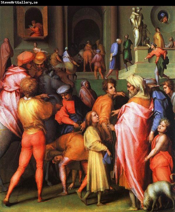 Jacopo Pontormo Joseph being Sold to Potiphar